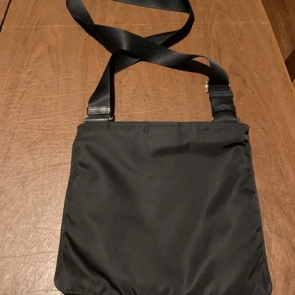 Prada Black Nylon Men's Messenger Bag - Picture 2 of 4